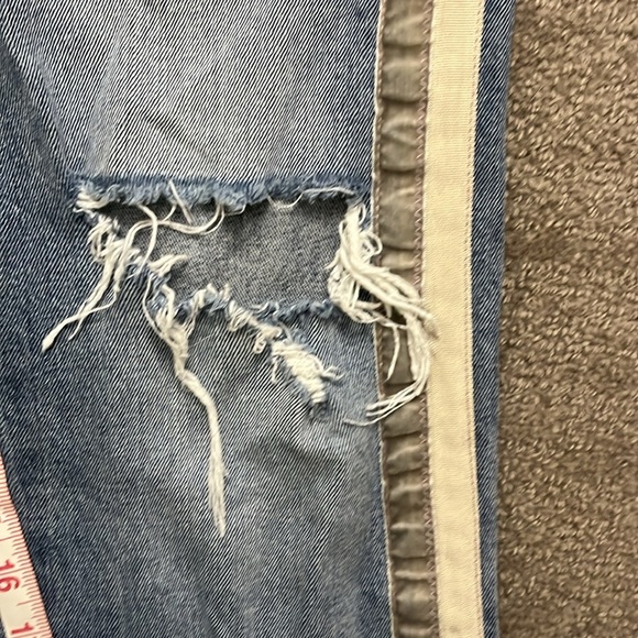Pilcro and The Letterpress Anthropologie Slim Boyfriend Distressed Jeans Sz 29 - Picture 7 of 14